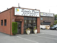 title Sands Point Auto Body Shop - South Bayles Avenue, Port Washington